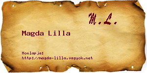 Magda Lilla névjegykártya