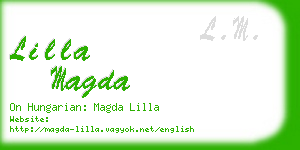 lilla magda business card